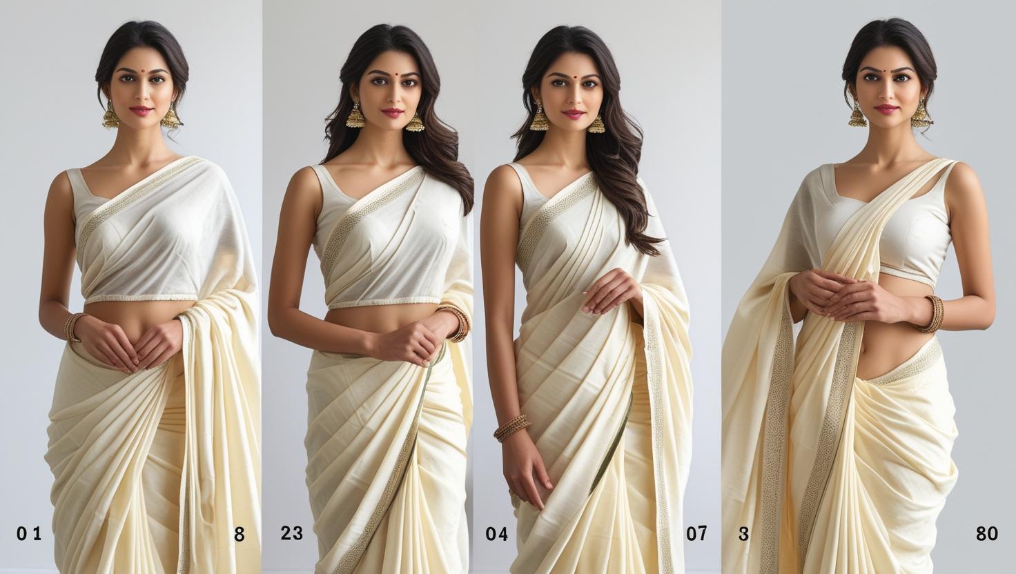 How to Drape a Cotton Saree Perfectly: A Step-by-Step Tutorial.